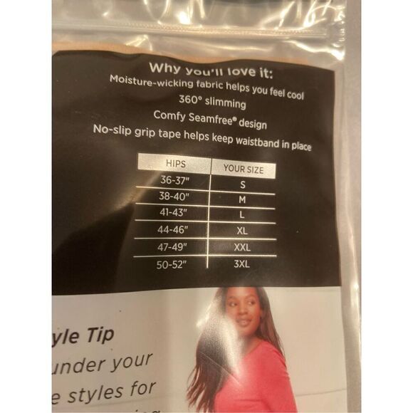 New Jockey Essentials Seam-free Slimming High Waist Thong size 3xl - Picture 5 of 6